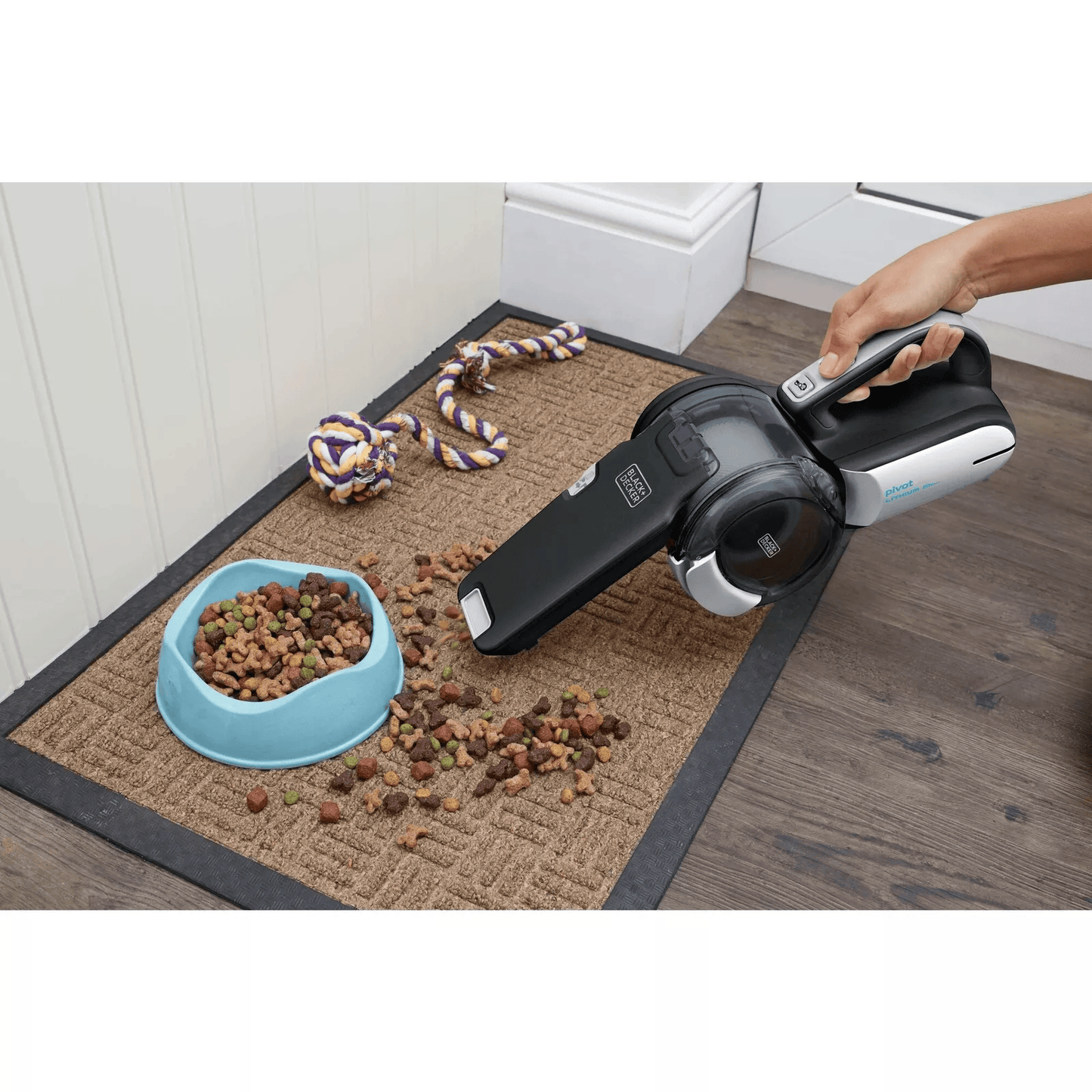 BLACK+DECKER PIVOT VAC Cordless Handheld Vacuum BDH2000PL - 20V Powerful Suction