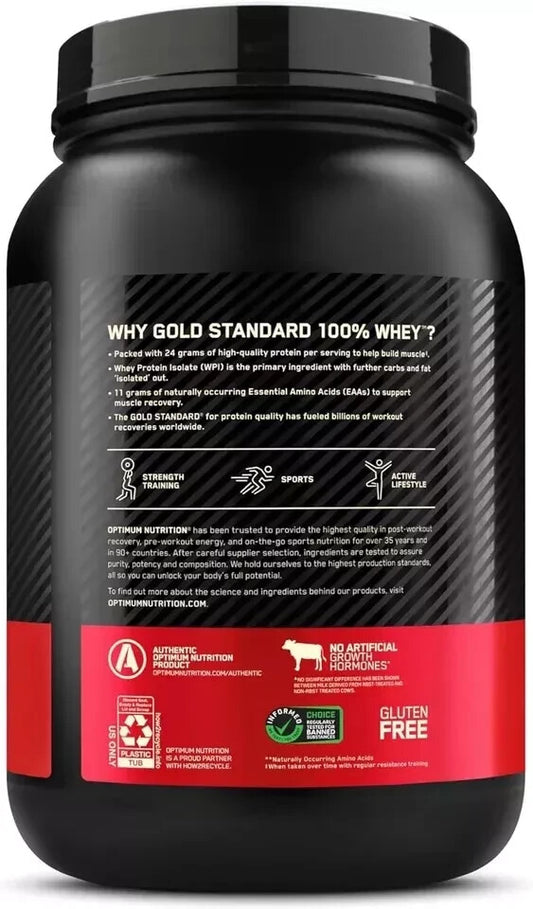 Optimum Nutrition Gold Standard 100% Whey Protein Powder, Double Rich Chocolate