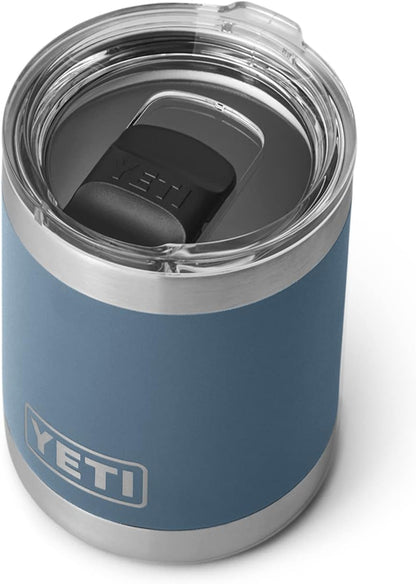 YETI Rambler 10 oz Lowball – Nordic Blue | Vacuum Insulated Stainless Steel with MagSlider Lid